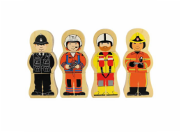 Bigjigs Toys Dřevěné puzzle profese