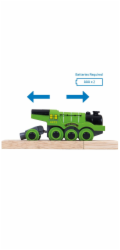 Bigjigs Rail Elektrická lokomotiva Flying Scotsman zelená