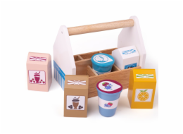 Bigjigs Toys Koktejlové výrobky v přenosné krabičce