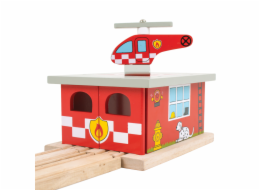 Bigjigs Rail Depo hasičská stanice