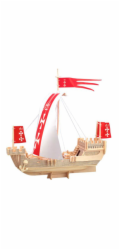 Woodcraft Dřevěné 3D puzzle Loď Koga