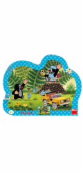 Dino Puzzle Krtek se žlutým autem