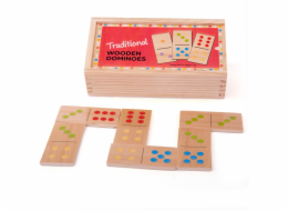 Bigjigs Toys Dřevěné domino klasické