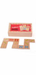 Bigjigs Toys Dřevěné domino klasické