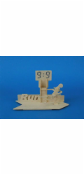 Woodcraft Dřevěné 3D puzzle stojánek na tužky běh