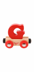 Bigjigs Rail Vagónek dřevěné vláčkodráhy - Písmeno G