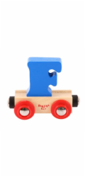 Bigjigs Rail Vagónek dřevěné vláčkodráhy - Písmeno F