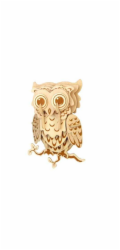 Woodcraft Dřevěné 3D puzzle sovička