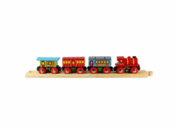 Bigjigs Rail Osobní vlak + 2 koleje
