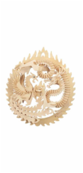 Woodcraft Dřevěné 3D puzzle Fénix a drak