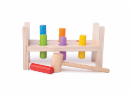 Bigjigs Baby Dřevěná zatloukačka