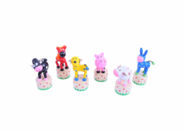Bigjigs Toys Dřevěná mačkací zvířátka 1 ks