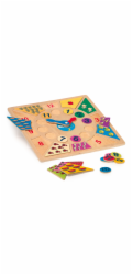 small foot Vkládací výukové puzzle nauč se hodiny