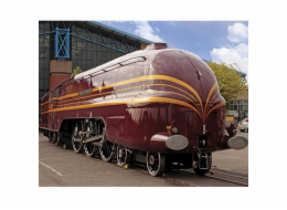 Bigjigs Rail replika lokomotivy Duchess of Hamilton + 3 koleje