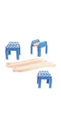 Bigjigs Rail Dřevěné koleje set mostní konstrukce