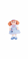 Bigjigs Toys Látková panenka Louise 38 cm