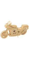 Woodcraft Dřevěné 3D puzzle Motorka závodní
