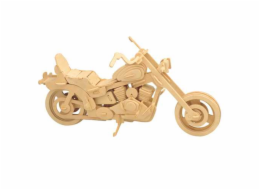 Woodcraft Dřevěné 3D puzzle motorka Harley Davidson I