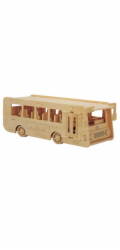 Woodcraft Dřevěné 3D puzzle Autobus