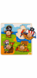 Bigjigs Toys Vkládací puzzle piráti