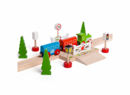 Bigjigs Rail Sada dřevěných dopravních značek