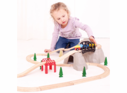 Bigjigs Rail Set vysokohorská dráha