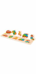 Bigjigs Baby Dřevěné vkládací puzzle hračky