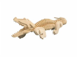 Woodcraft Dřevěné 3D puzzle Krokodýl