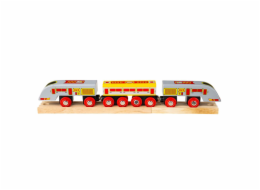 Bigjigs Rail Rychlík Eurostar + 3 koleje