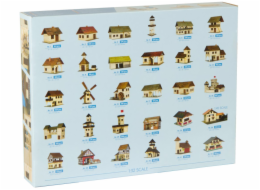 Walachia Dřevěná slepovací stavebnice Zvonice a studna