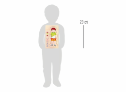 small foot Dřevěné hračky puzzle anatomie Tim