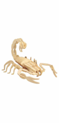 Woodcraft Dřevěné 3D puzzle Štír