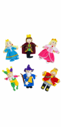 Bigjigs Toys Prstoví maňásci pohádkové postavičky z království