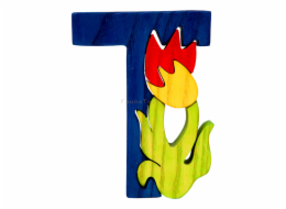 Fauna Abeceda písmenko T tulipán