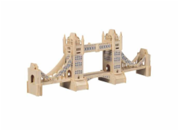 Woodcraft Dřevěné 3D puzzle slavné budovy Tower Bridge