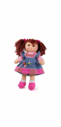 Panenka Bigjigs Toys látková Melody, 34 cm