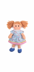 Panenka Bigjigs Toys látková Olivia 34 cm