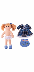 Panenka Bigjigs Toys látková Katie 34 cm