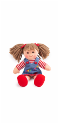Panenka Bigjigs Toys látková Hattie 28 cm