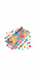 2Kids Toys Multifunkční deska vkládačka 6 v 1