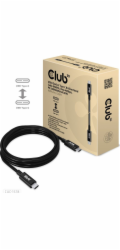 Club3D Kabel USB4 Gen3x2 Type-C Oboustranný kabel 8K60Hz, Data 40 Gbps, PD 240W(48V/5A) EPR M/M 2m