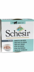 SCHESIR v želé Tuňák s pražma - mokré krmivo pro kočky - 85 g