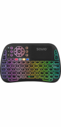 Savio SAVMKW-04 klávesnice pro mobilní zařízení QWERTY Americká angličtina USB typu C Černá