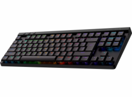 Logitech G G515 - Klávesnice - technologie LIGHTSPEED - TKL - podsvícení - bezdrátový - 2.4 GHz, Bluetooth, USB - QWERTY - US mezinárodní - klávesový spínač: GL Tactile - černá
