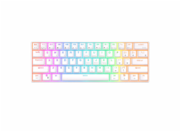 Mechanická klávesnice Royal Kludge RK61 RGB, hnědý spínač (bílý)