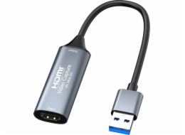 Kabel PremiumCord HDMI capture/grabber pro záznam Video/Audio signálu do počítače s konektorem USB3.0 typ C