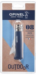 Opinel pocket knife No. 08 Beech Wood, Dark Blue