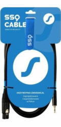 SSQ XLRMi0,5 - Kabel XLR samice - Jack stereo 3,5 mm, 0,5 m