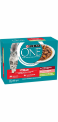 PURINA One Sterilcat mix příchutí - mokré krmivo pro kočky - 12 x 85g