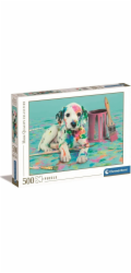 Clementoni - Puzzle 500 Legrační dalmatin